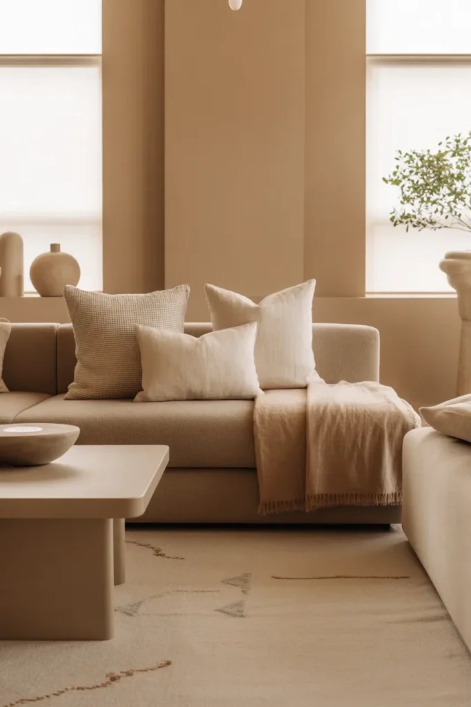 Warm Beige and Soft Taupe Harmony