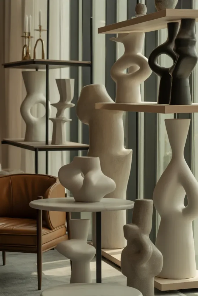 Add Sculptural Decor Pieces