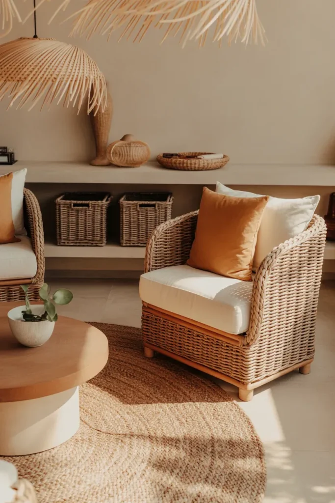 Add Woven and Natural Materials