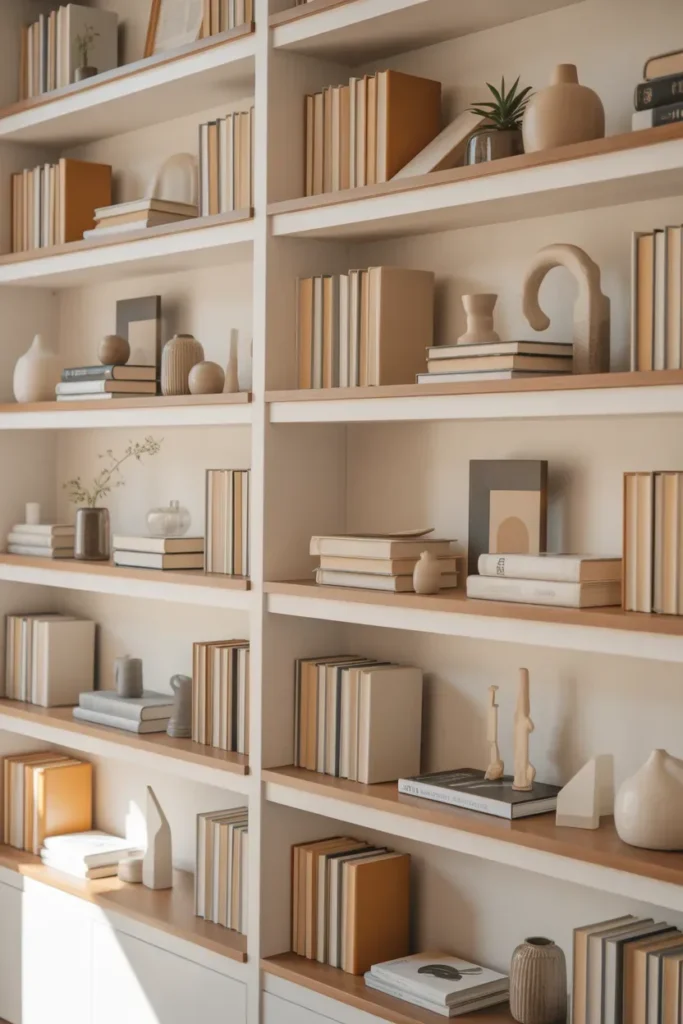 Built-In Shelf Styling Dupes