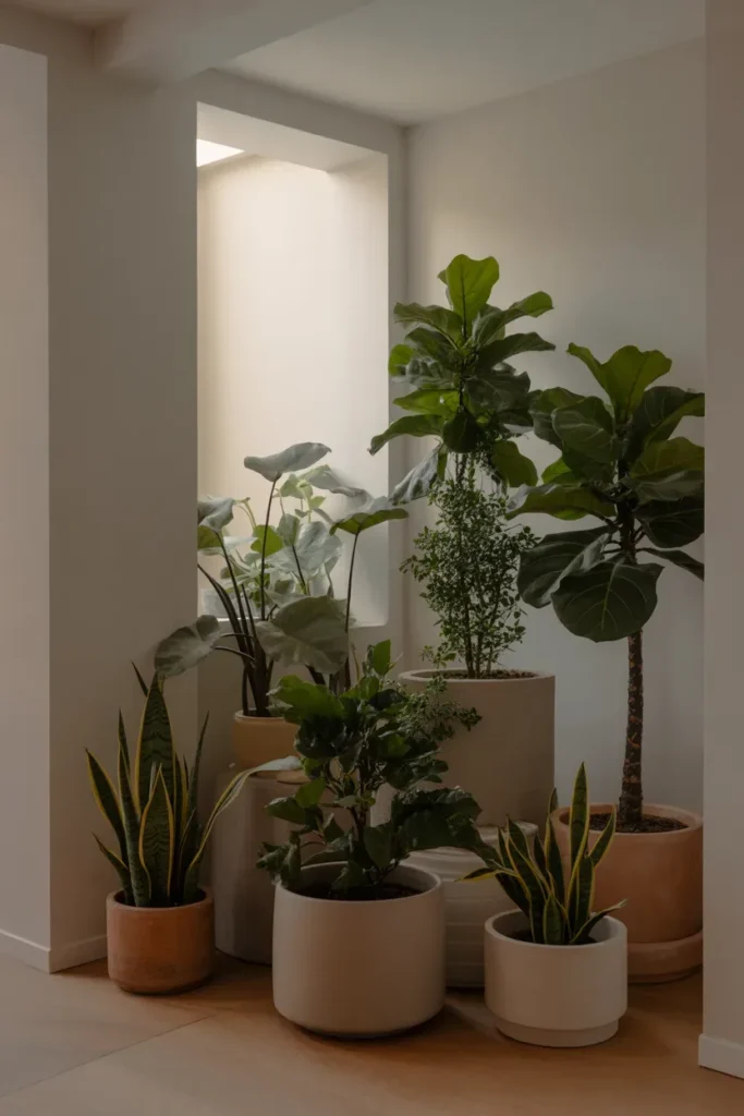 Floor Plant Cluster Styling