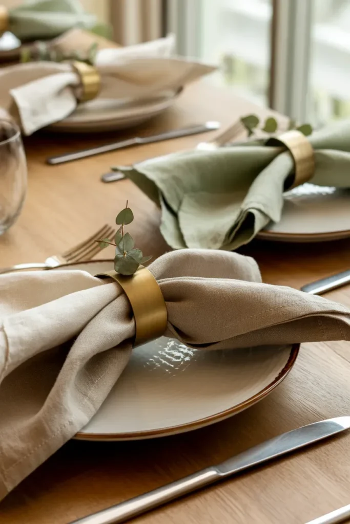 Napkin Styling for Thoughtful Details