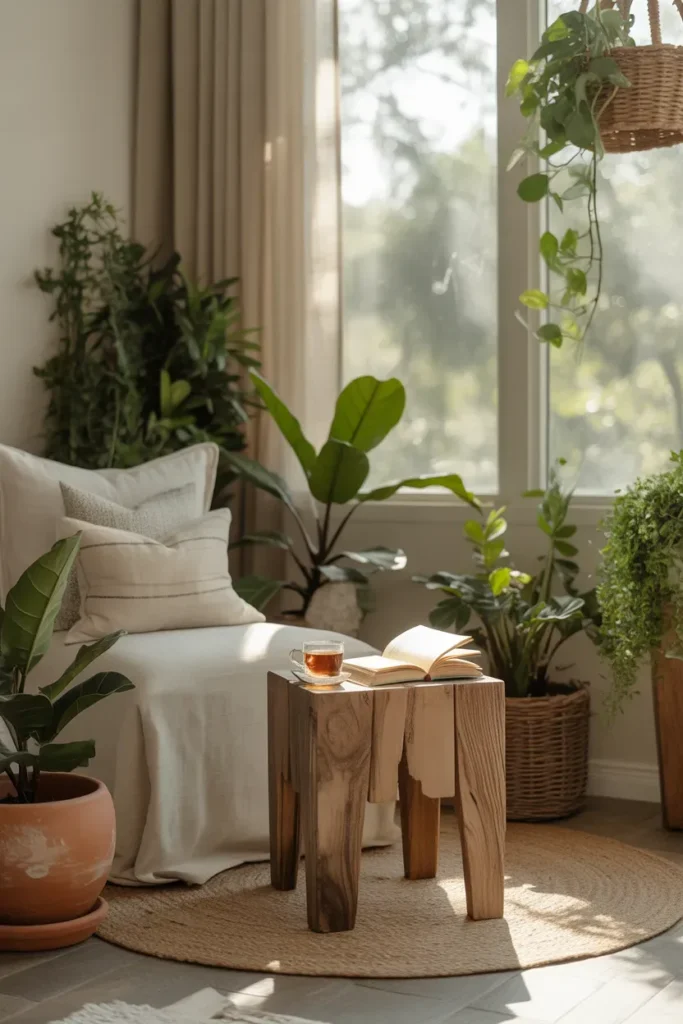 Outdoor-Inspired Indoor Nook