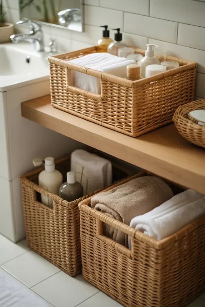 Storage Baskets for Flexibility