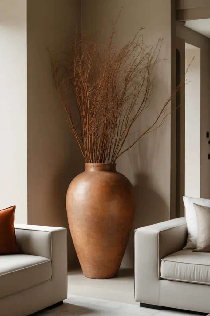 Terracotta Floor Vases