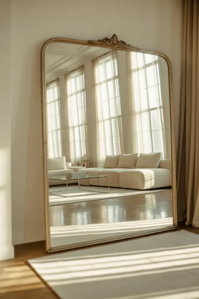 Thoughtful Use of Mirrors for Light and Space