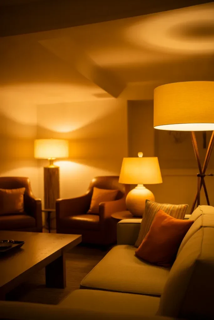Use Layered Lighting for Warm Ambience
