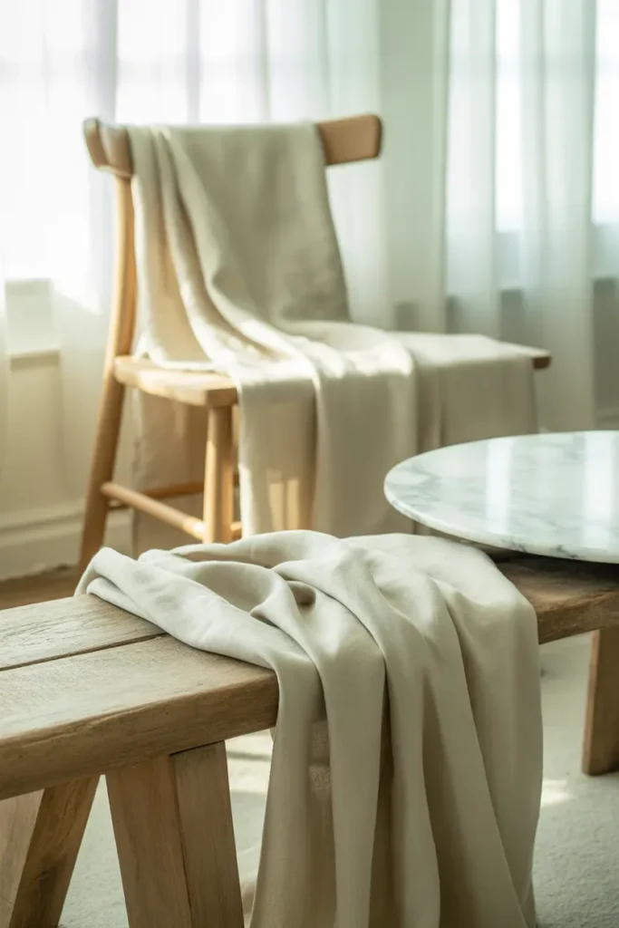 Use Linen as Decorative Layers