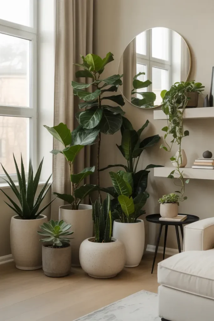 Add Greenery for a Fresh Look