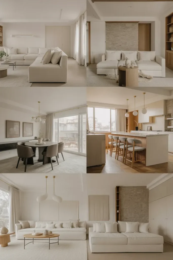 Cohesive Color Flow Across Rooms