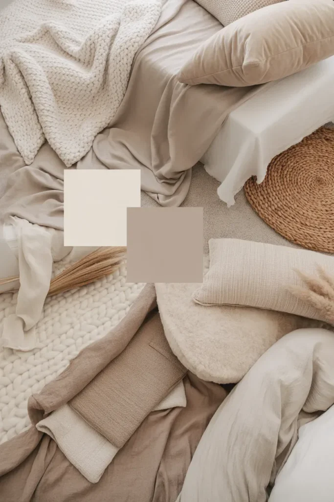 Cozy Neutral Bedroom Mood Board