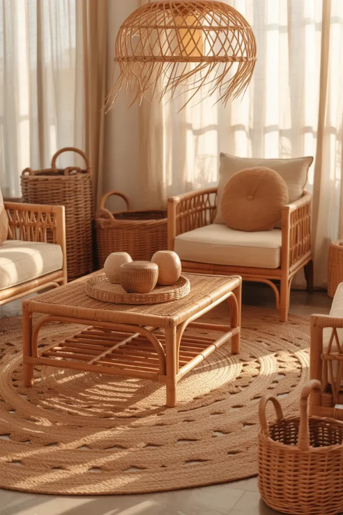 Incorporate Woven and Natural Textures