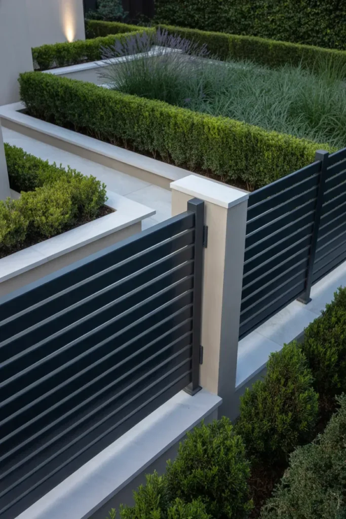 Install a Modern Fence or Border
