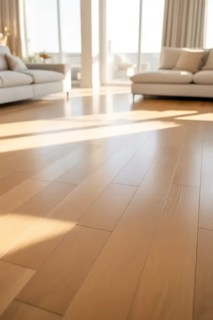 Light Flooring to Brighten the Space