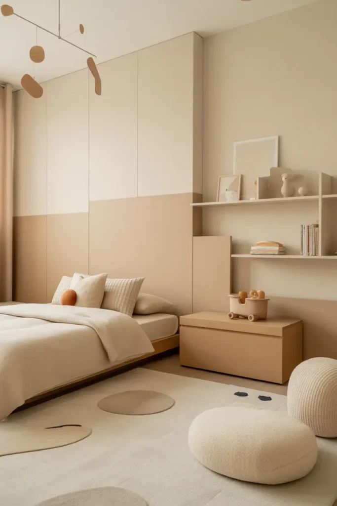 Neutral Kids Room (Modern Minimal)