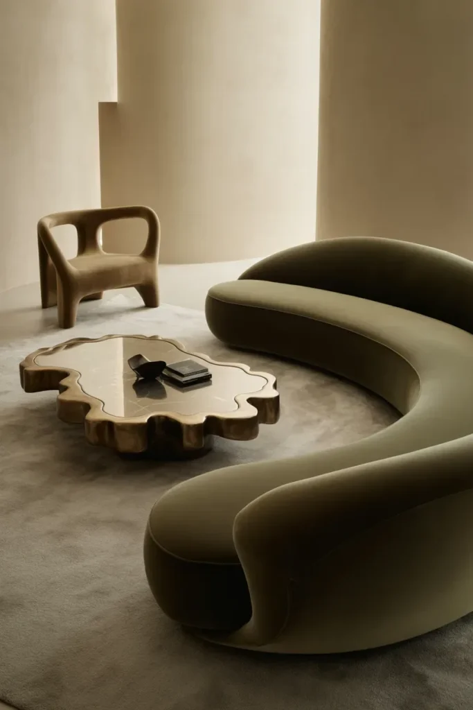 Incorporate Sculptural Furniture