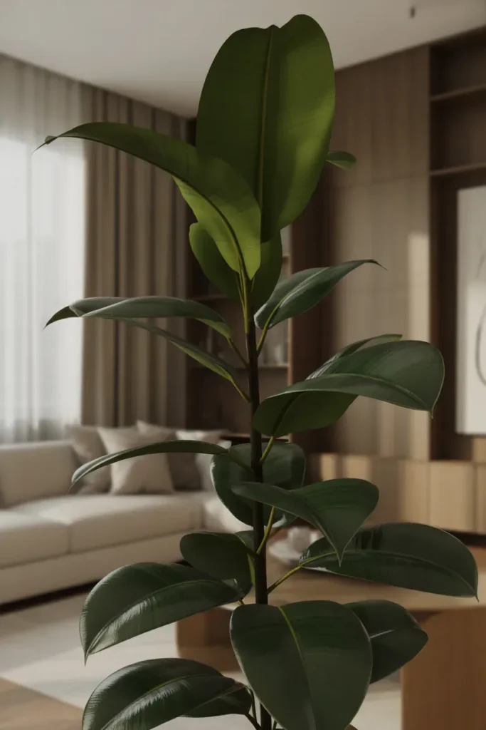 Rubber Plant (Ficus elastica)