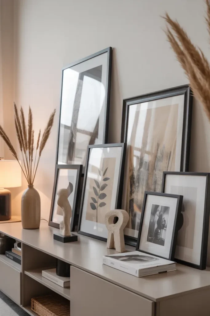 Leaning Artwork on Consoles