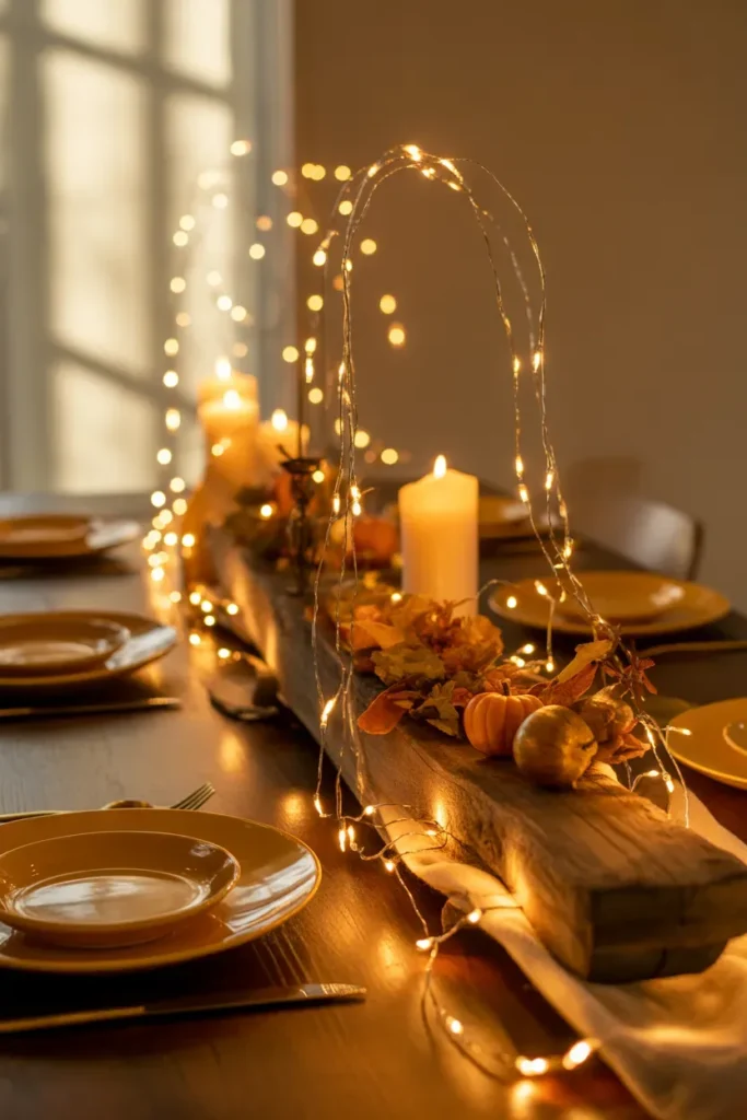 Soft Lighting With String Lights