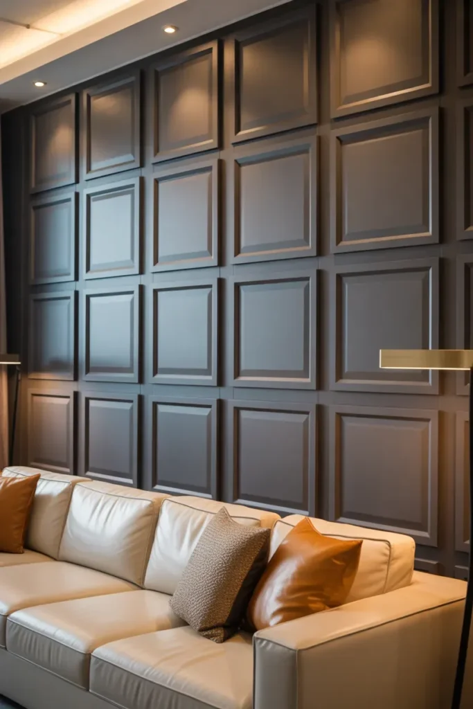 Create a Feature Wall with DIY Panels