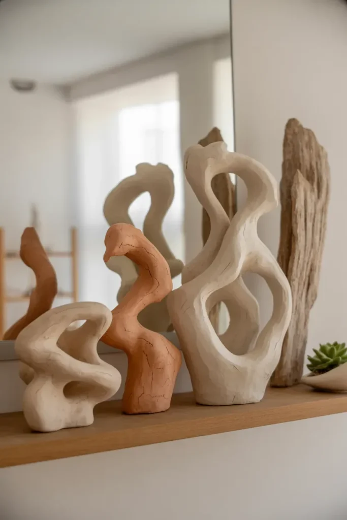 DIY Sculptural Decor with Earthy Materials