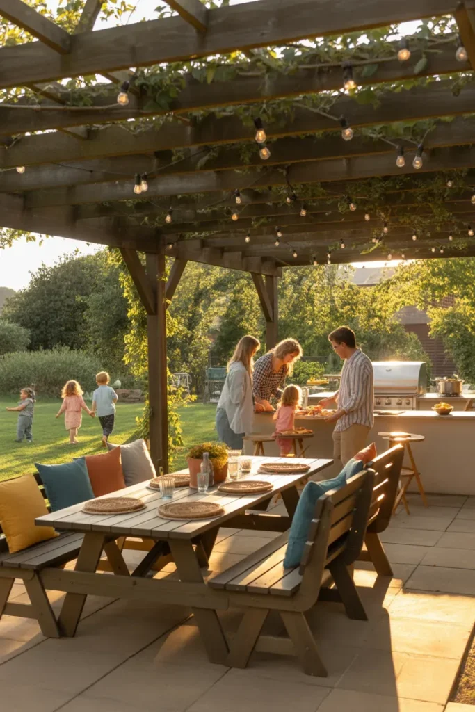 Family Picnic and Dining Area
