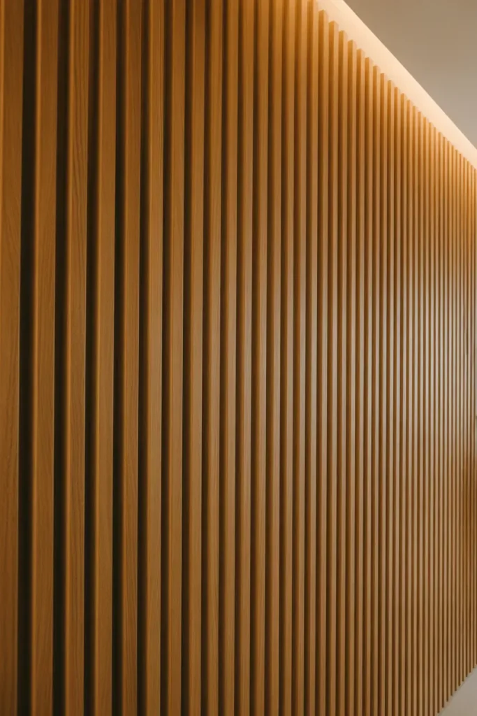 Slatted Wood Walls