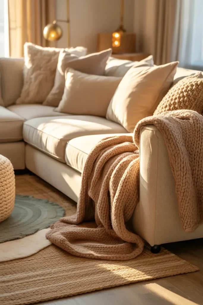 Add Soft Textiles for Comfort