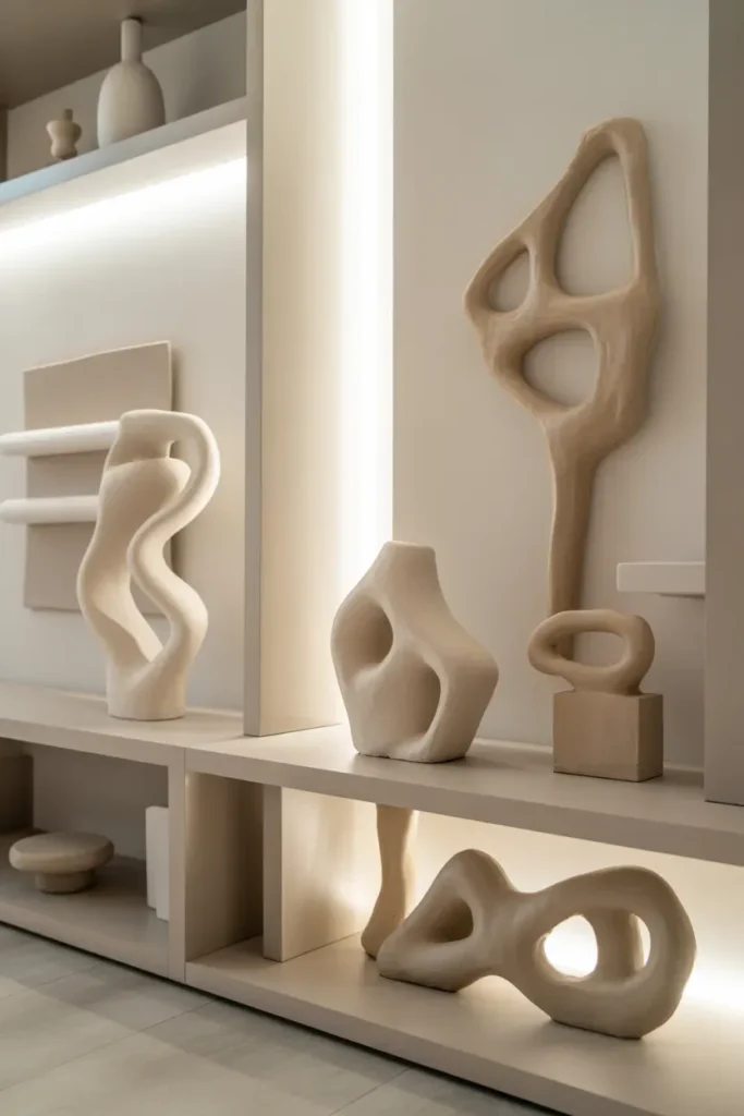 DIY Sculptural Decor for Artistic Impact