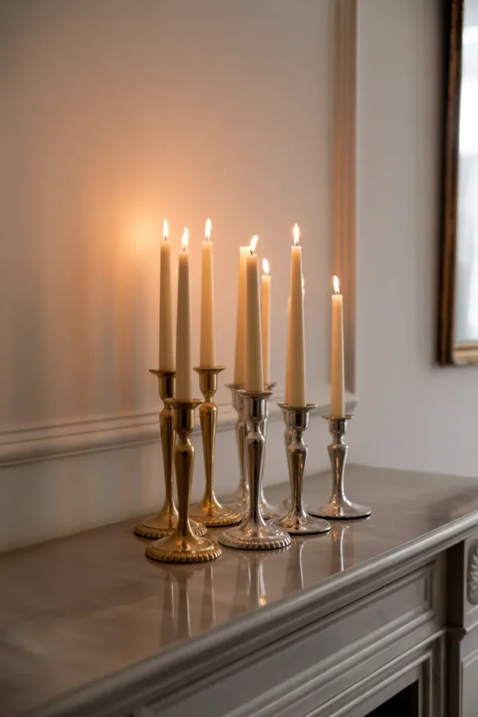 Elegant Candlesticks and Holders