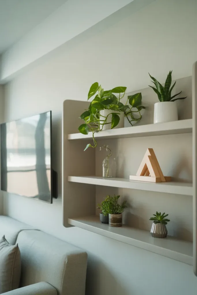 Floating Shelf Plant Decor