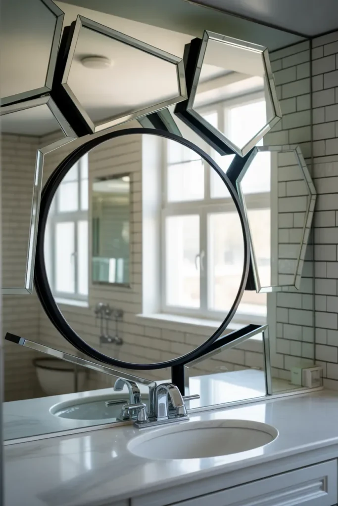 Layered Mirrors for Depth and Dimension