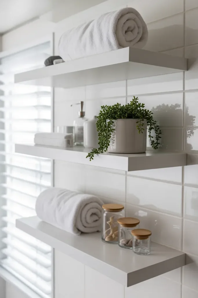 Open Shelving with Minimal Styling