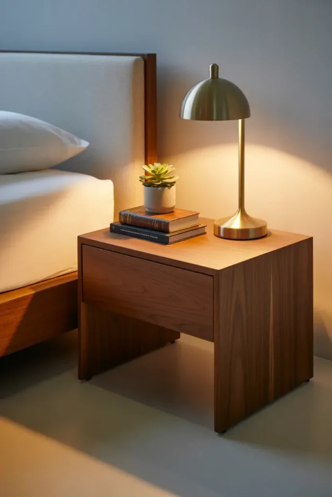 Stylish Nightstands and Decor