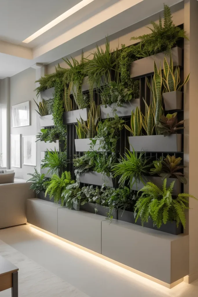 Indoor Plant Wall Feature