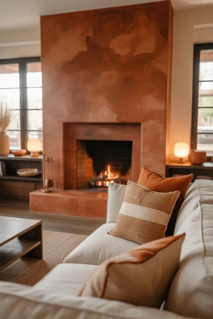 Terracotta Fireplace Surround