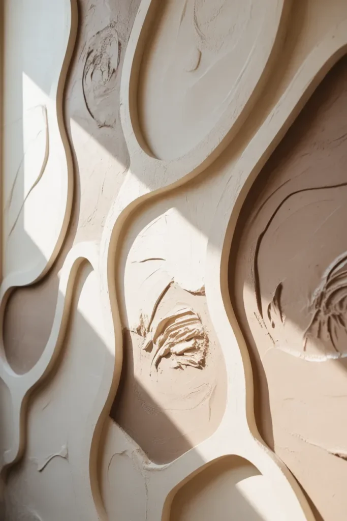 DIY Sculptural Wall Finishes