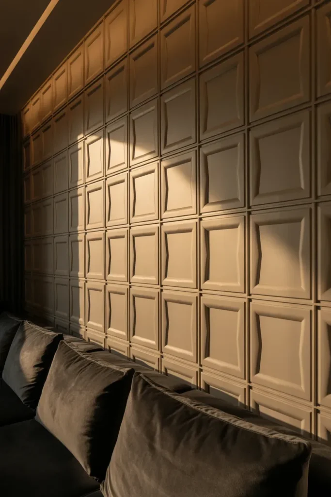 Add Textured Wall Panels