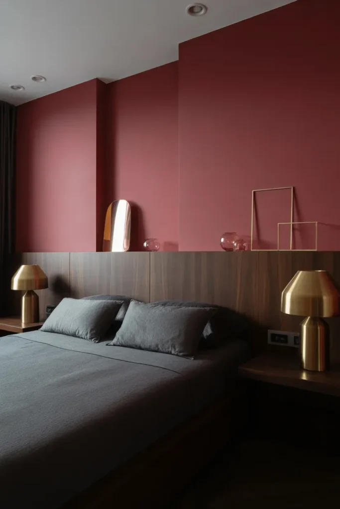 Deep Rose Pink for a Dramatic Look