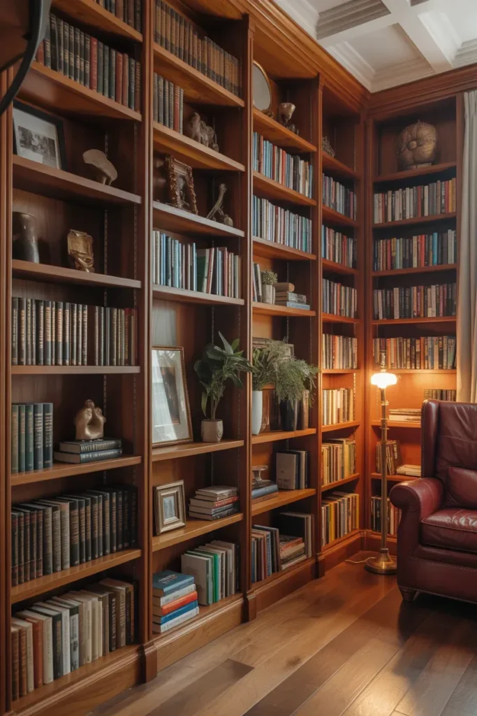 Floor-To-Ceiling Bookshelves