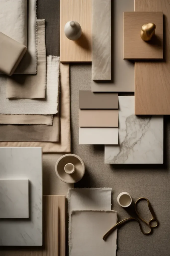 Greige and Taupe Layered Elegance