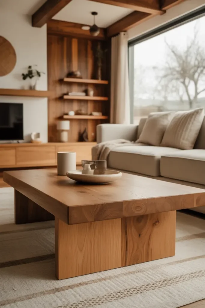 Incorporate Natural Wood Elements