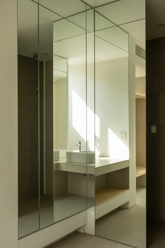 Install a Large Mirror to Reflect Light