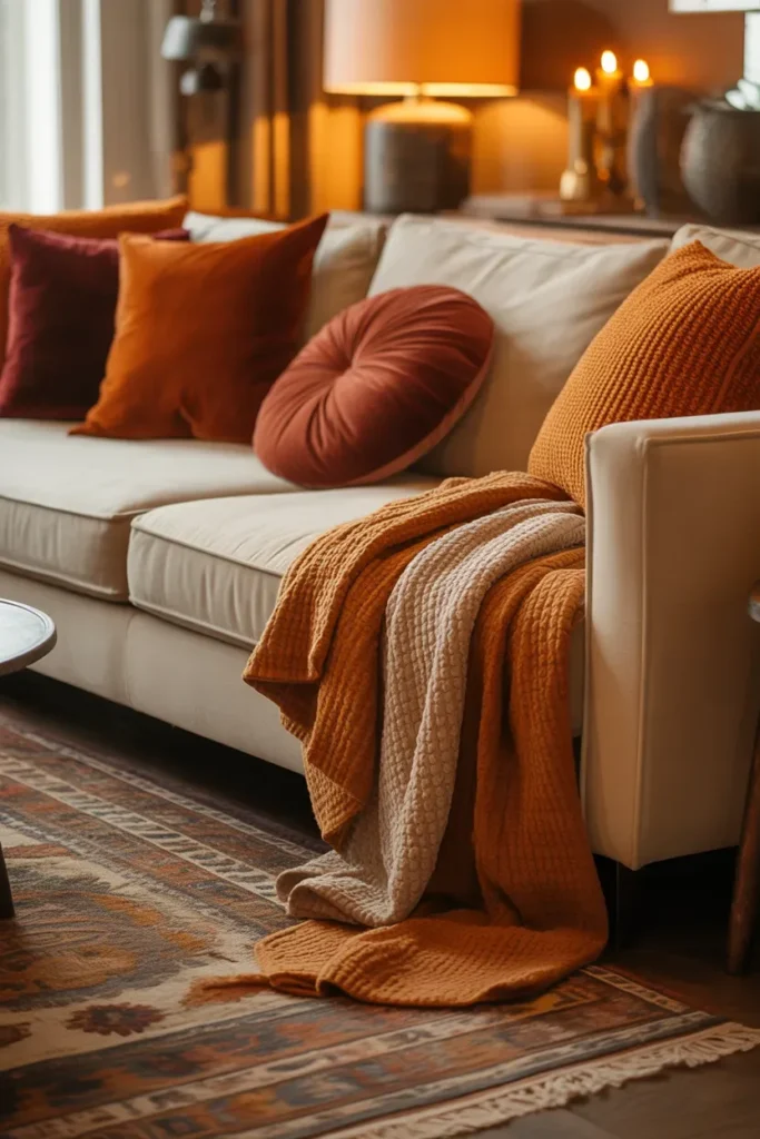 Layered Textiles For Cozy Depth