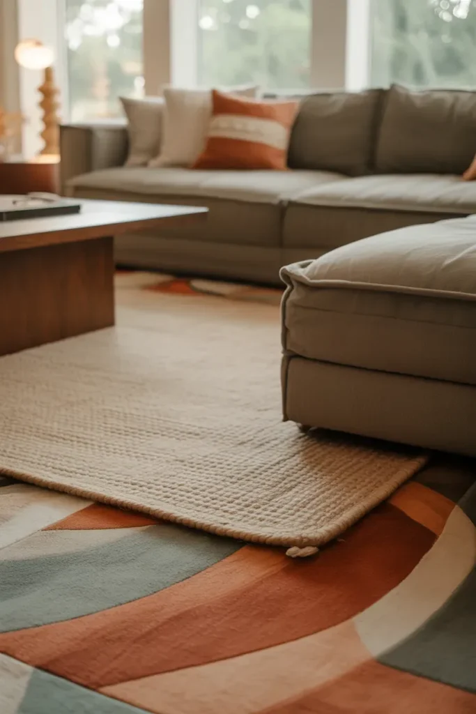 Rugs Over Rugs for a Soft Foundation