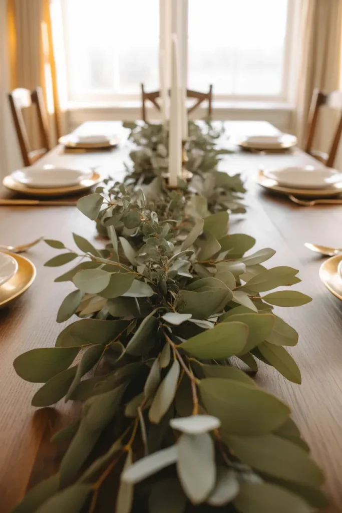 Simple Greenery Centerpiece
