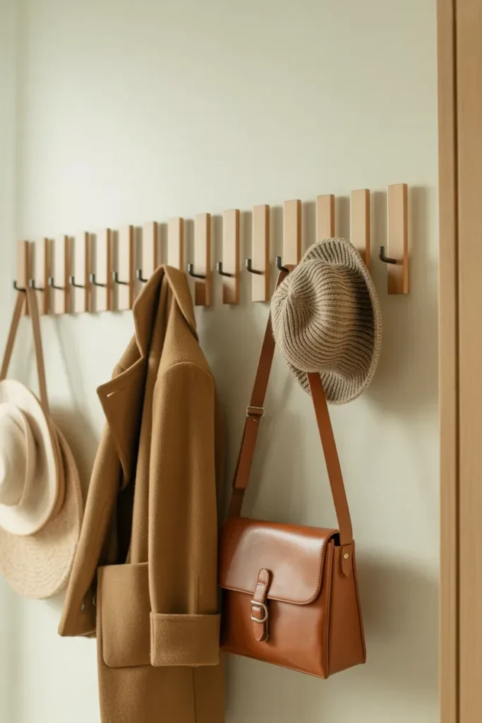 Wall-Mounted Hooks and Racks