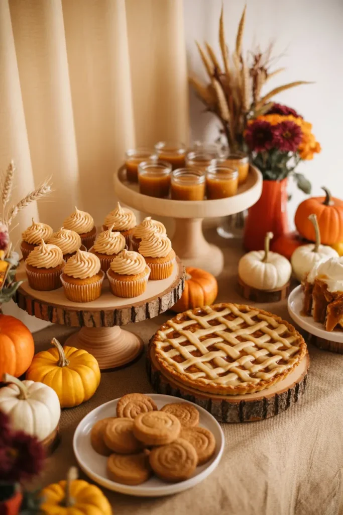 DIY Fall-Themed Dessert Table