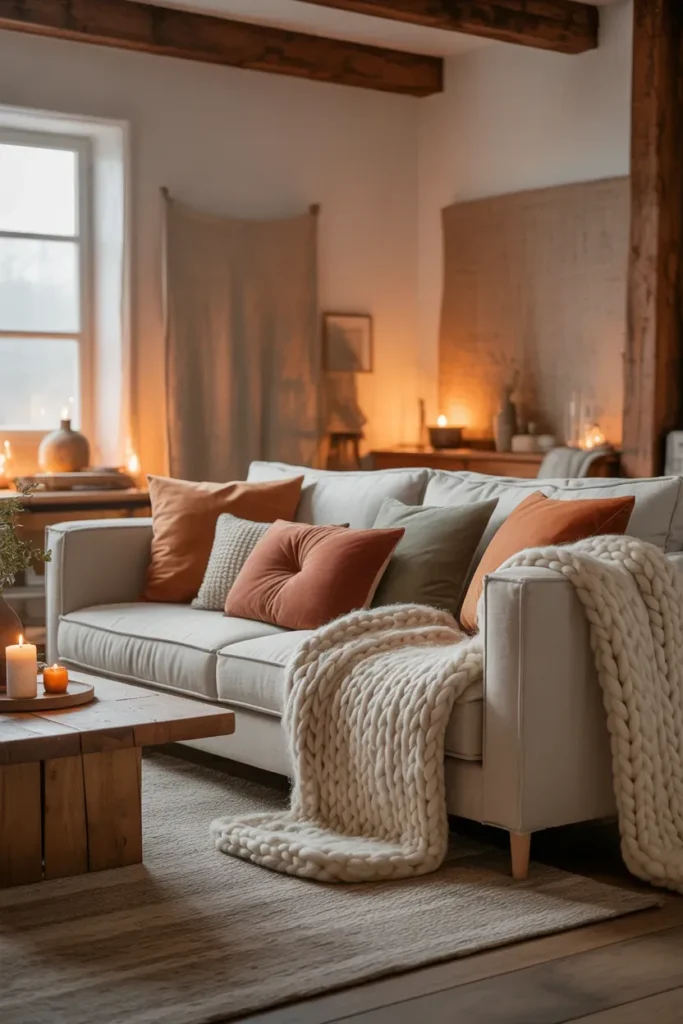 Layer Cozy Textures For Warmth