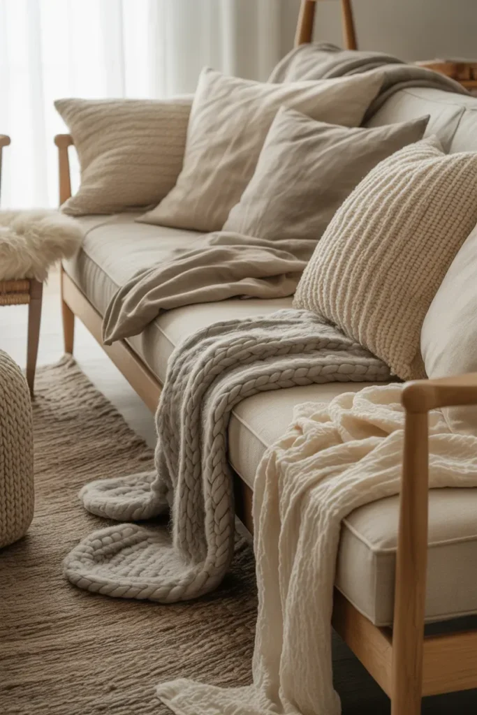 Layered Cozy Textiles